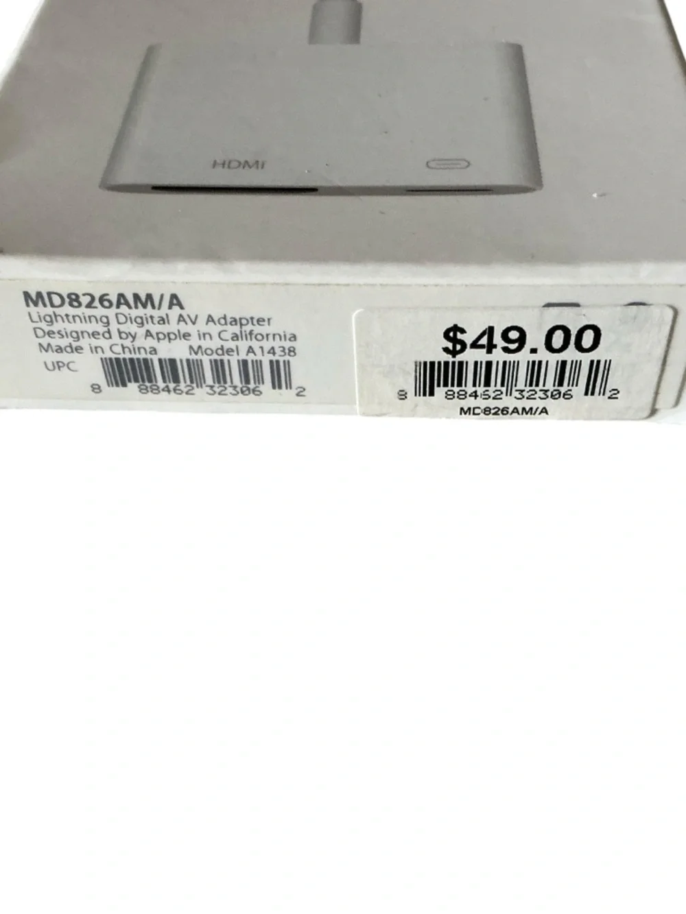 Apple Lightning Digital AV Adapter - White with Green Accent